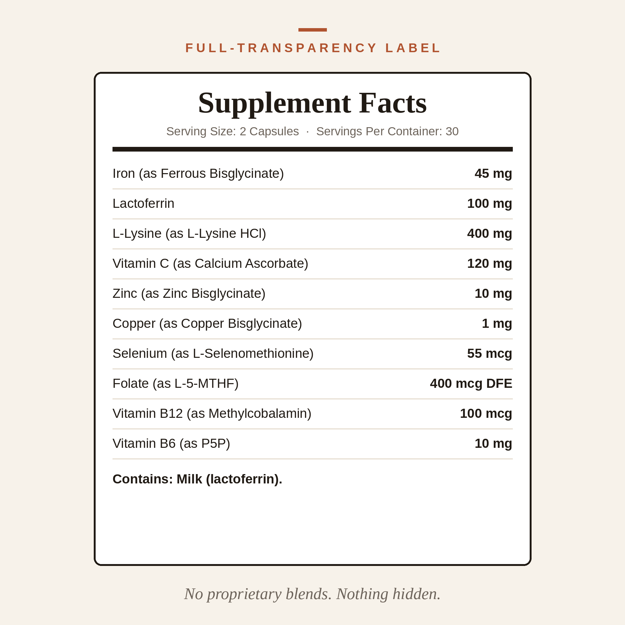 The Reservoir Formula — Ferritin Support Complex (60 Capsules)